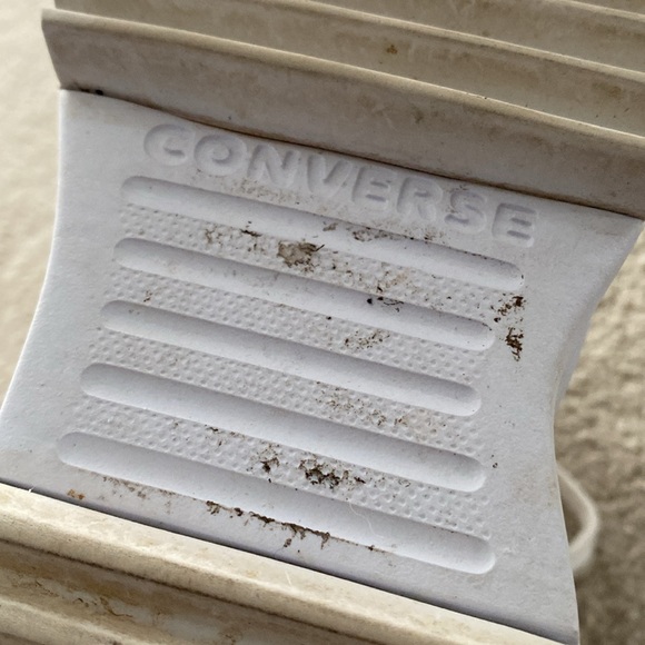 Converse White High-Top Sneakers - Picture 15 of 16